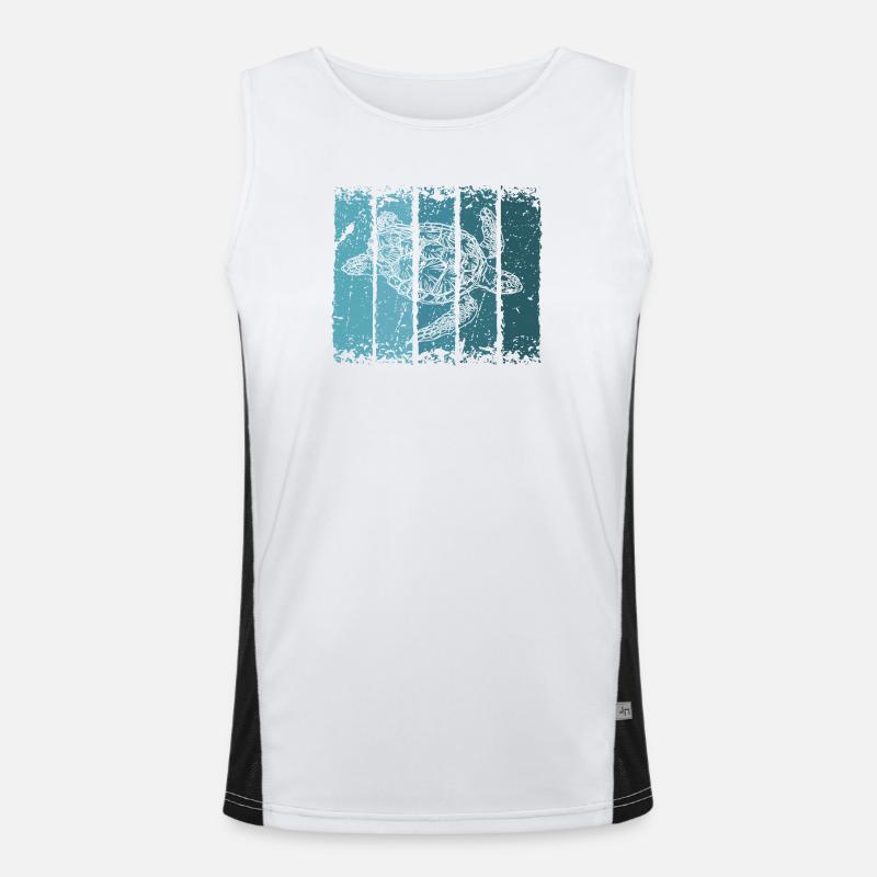 turtle Men's Functional Contrast Tank Top 
