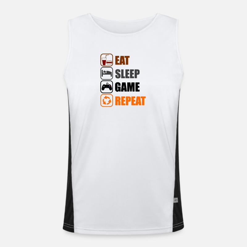 Geek Routine Débardeur respirant contrasté Homme 