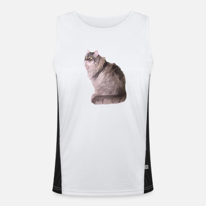 Chat Débardeur respirant contrasté Homme 