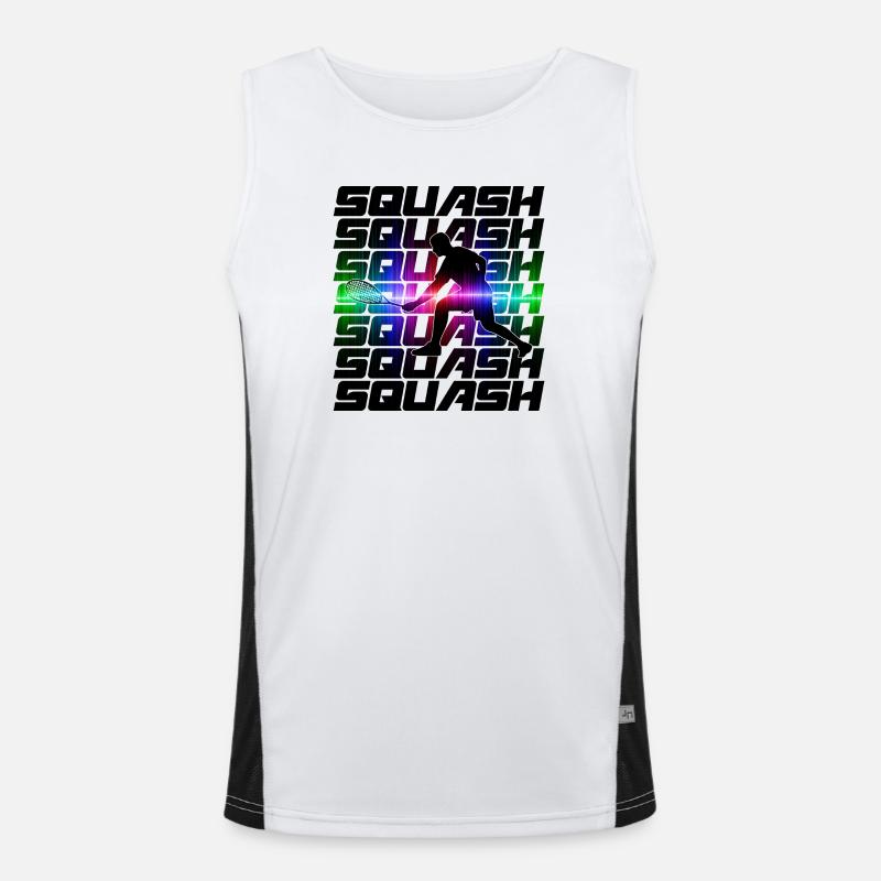 Squash Sports Design Men's Functional Contrast Tank Top 