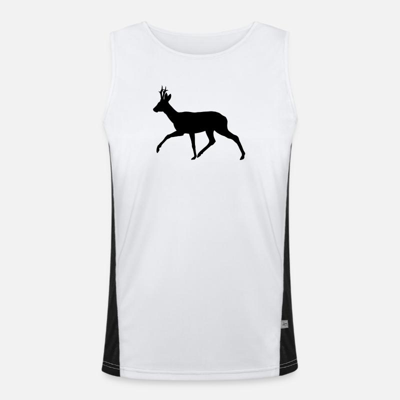 Rehbock Funktionelles Kontrast-Tank Top für Männer 