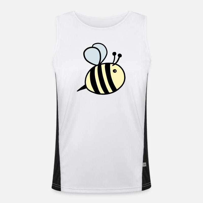 Bumblebee pastel Men's Functional Contrast Tank Top 