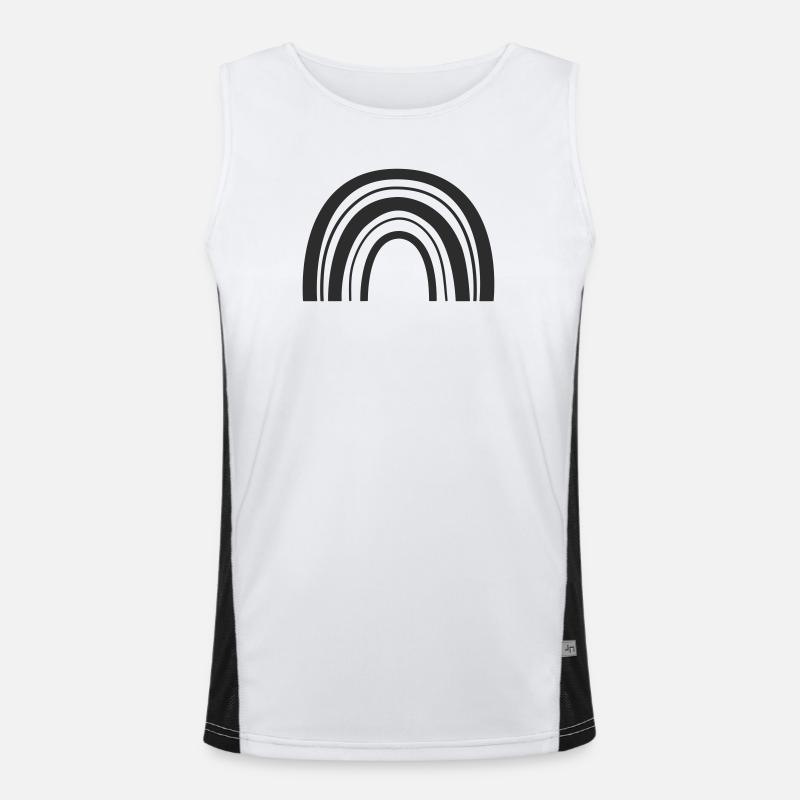 Rainbow Men's Functional Contrast Tank Top 