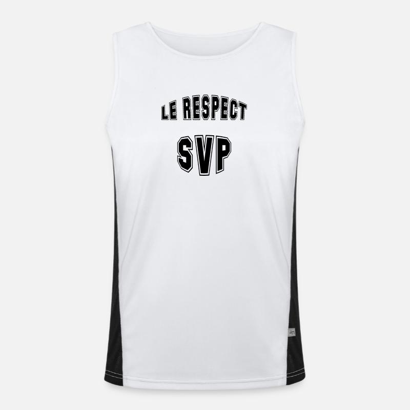 les respect Débardeur respirant contrasté Homme 