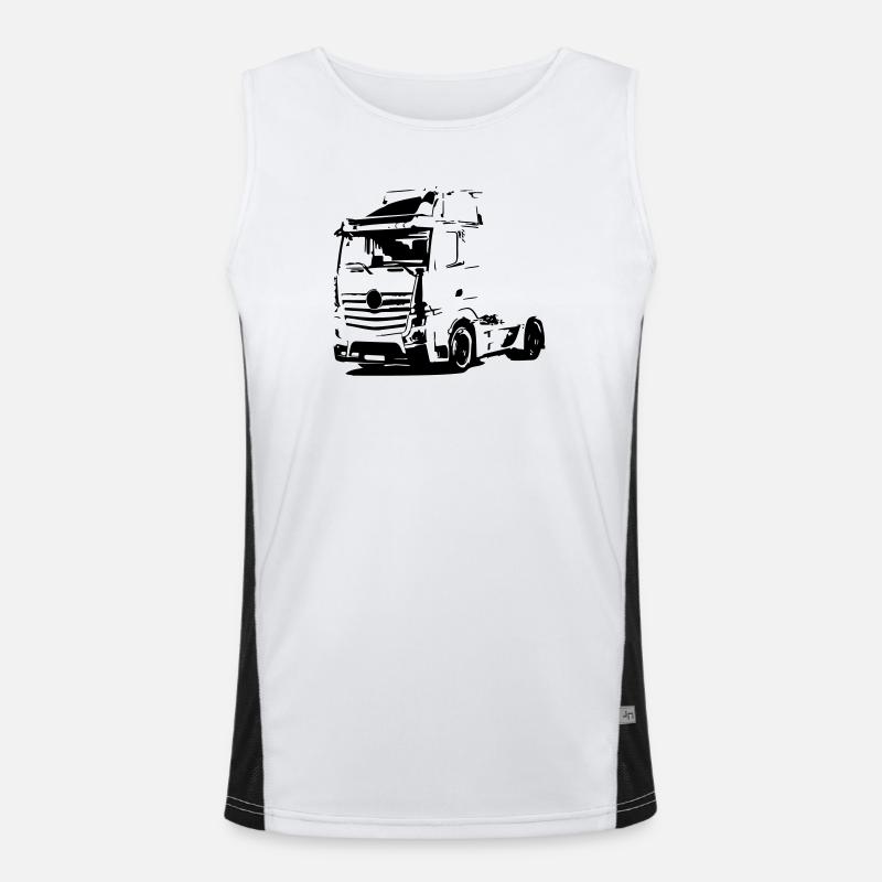 Deutscher LKW Funktionelles Kontrast-Tank Top für Männer 