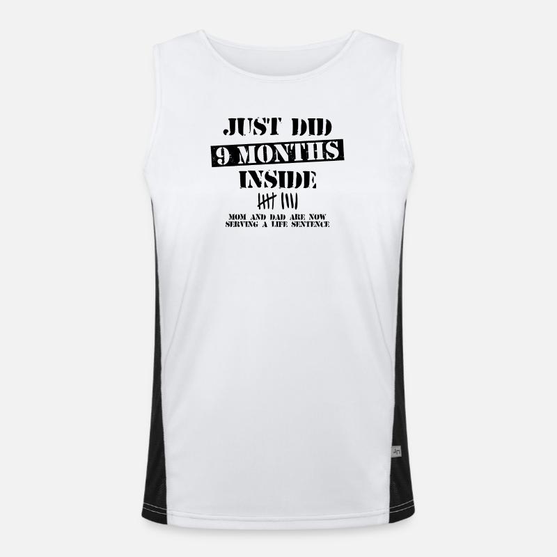 9 Months Inside Men's Functional Contrast Tank Top 