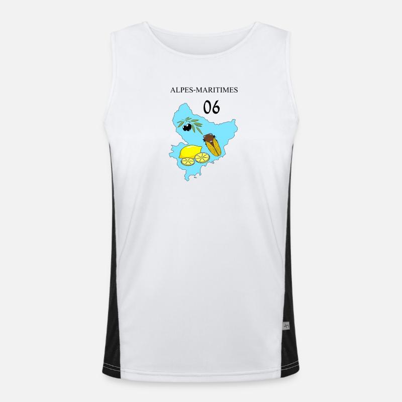Maritime Alps Men's Functional Contrast Tank Top 