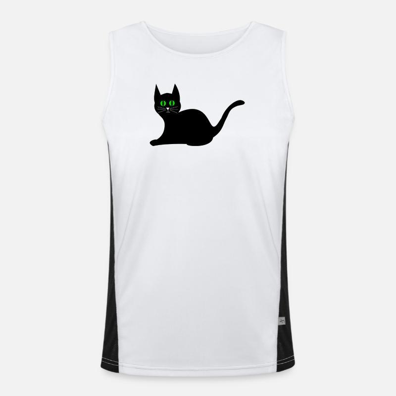 Chat Kawaii Chaton Kawaii Débardeur respirant contrasté Homme 