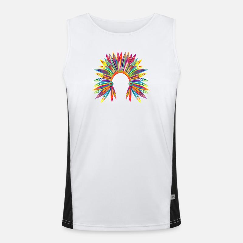 Coiffe colorée d’un chef Débardeur respirant contrasté Homme 