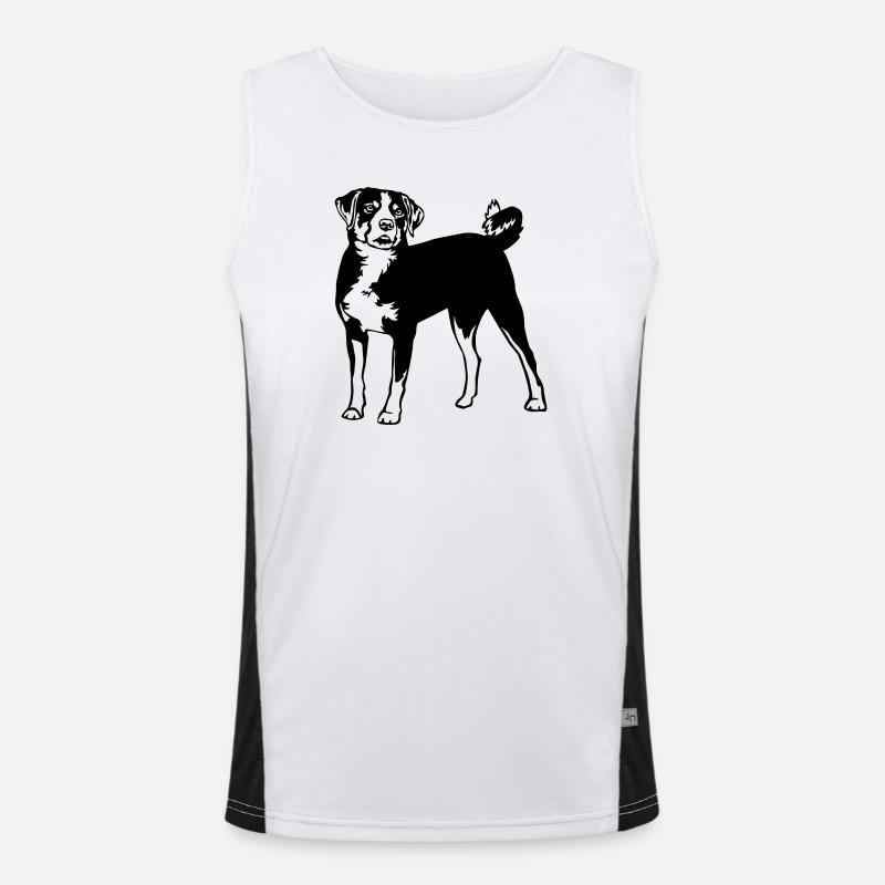 Appenzell Mountain Dog Men's Functional Contrast Tank Top 