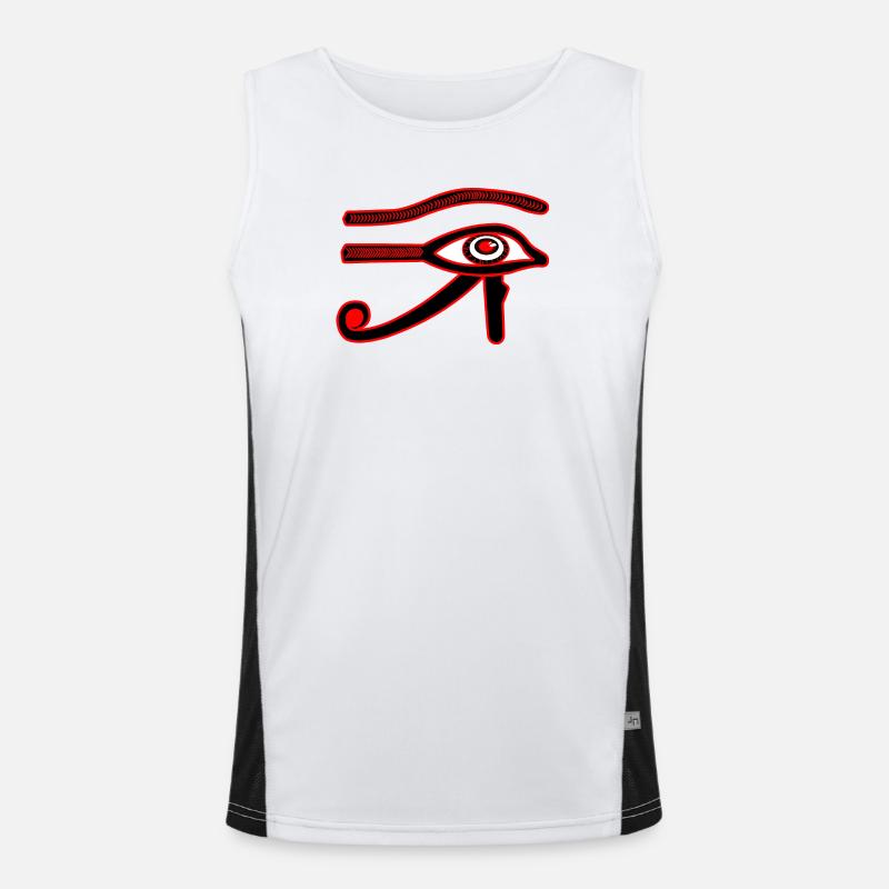 Oeil de râ oeil d’horus Débardeur respirant contrasté Homme 