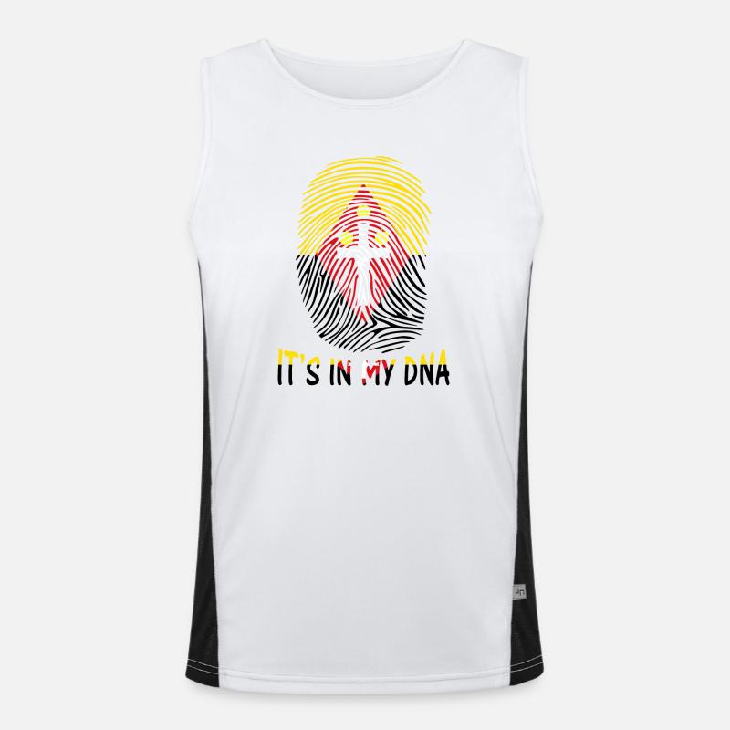 t-shirt drapeau de Best Nederland c’est dans mon ADN Débardeur respirant contrasté Homme 