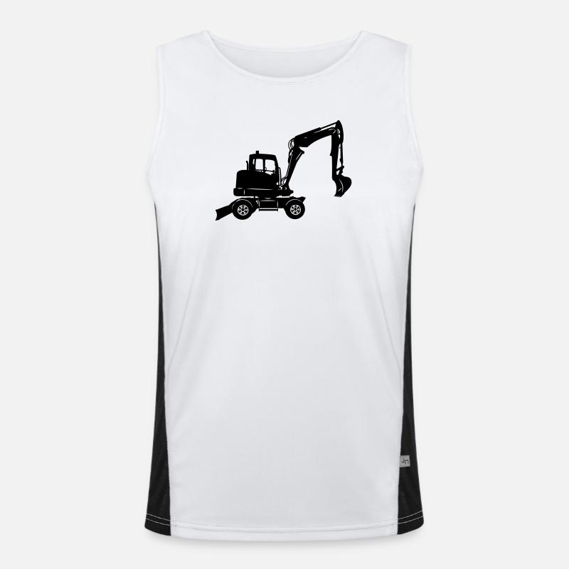 Bagger Funktionelles Kontrast-Tank Top für Männer 