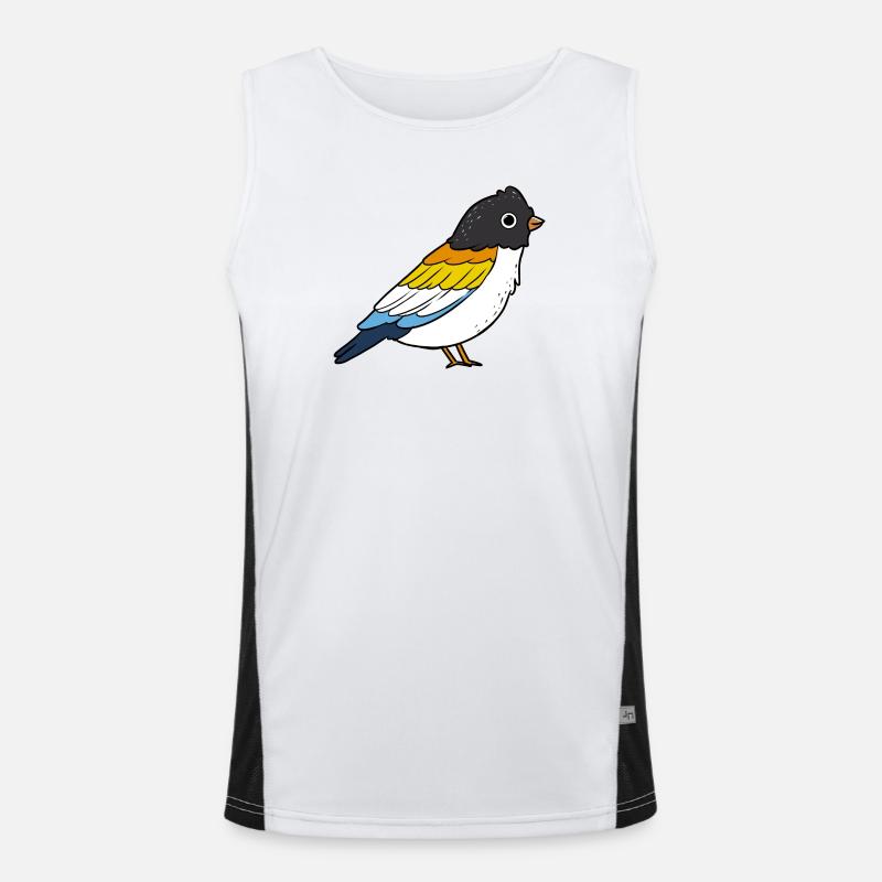 Vogel Aroace Pride Funktionelles Kontrast-Tank Top für Männer 