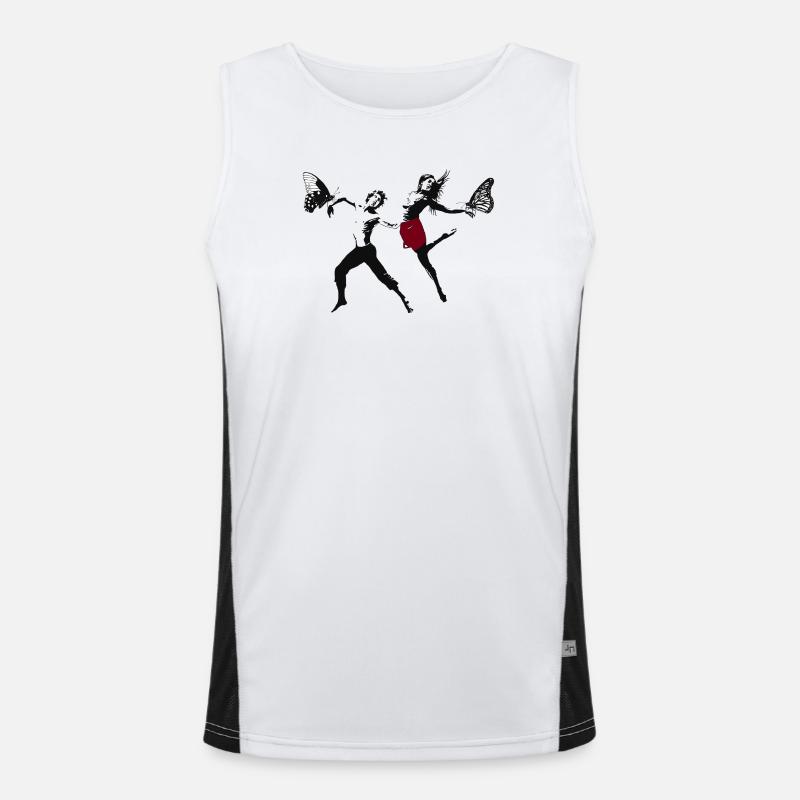 Danse moderne Débardeur respirant contrasté Homme 