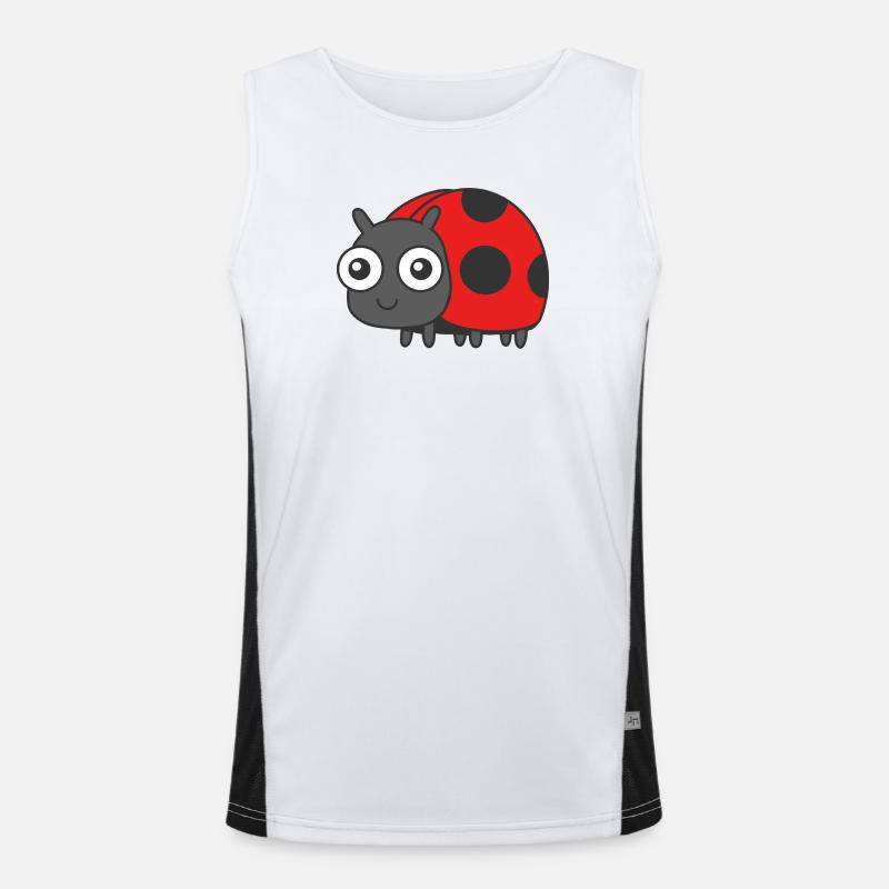 Glückskäfer Funktionelles Kontrast-Tank Top für Männer 