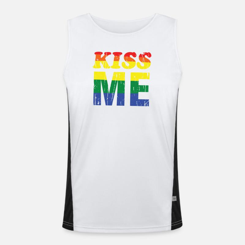 Reggae Stylish Pride Design Débardeur respirant contrasté Homme 