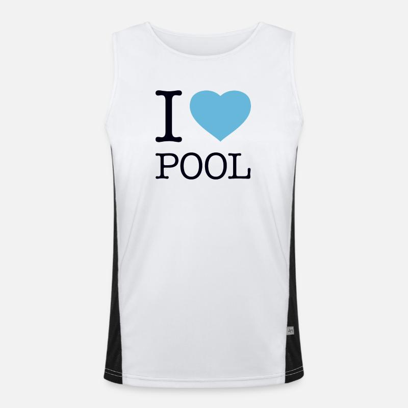J’ADORE LA PISCINE Débardeur respirant contrasté Homme 
