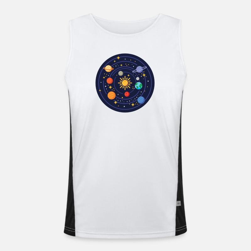 Solar System Men's Functional Contrast Tank Top 