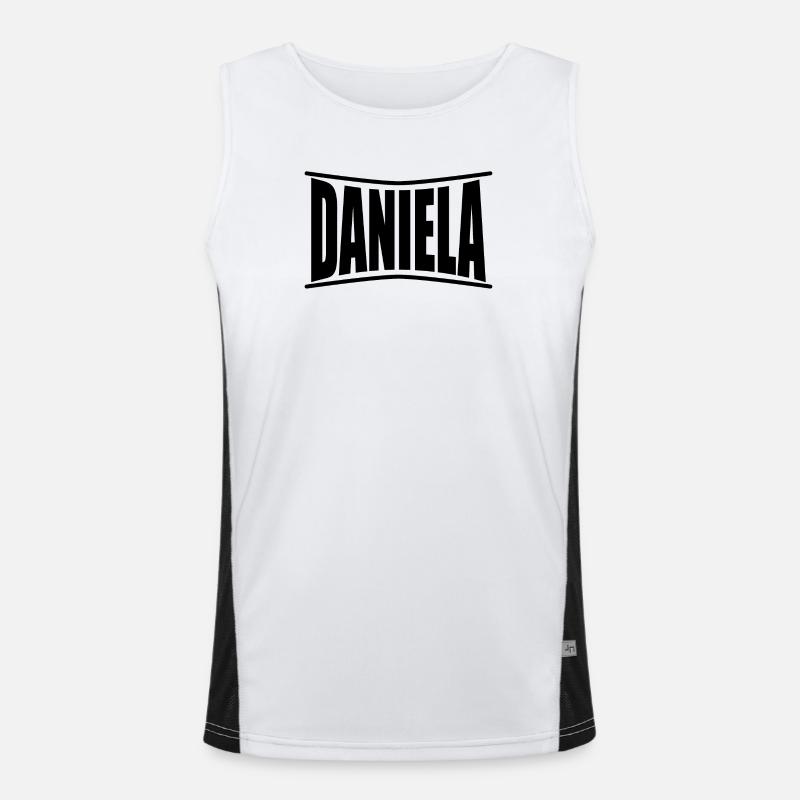 Daniela T-Shirt Geschenkidee Funktionelles Kontrast-Tank Top für Männer 
