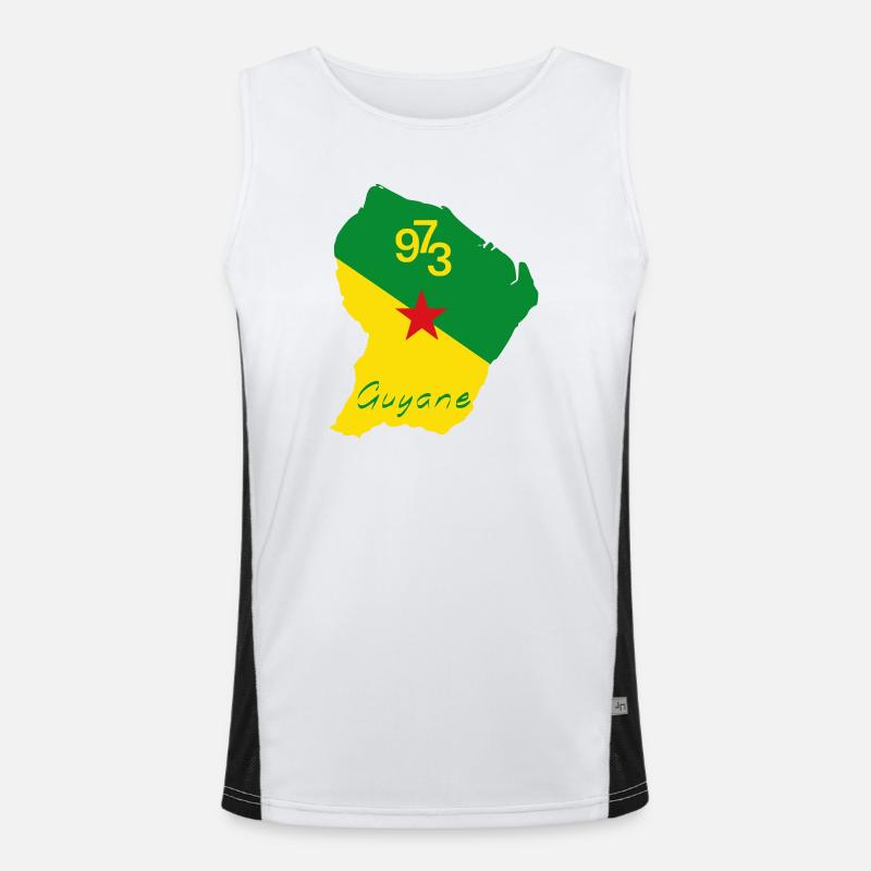 Guyana Men's Functional Contrast Tank Top 