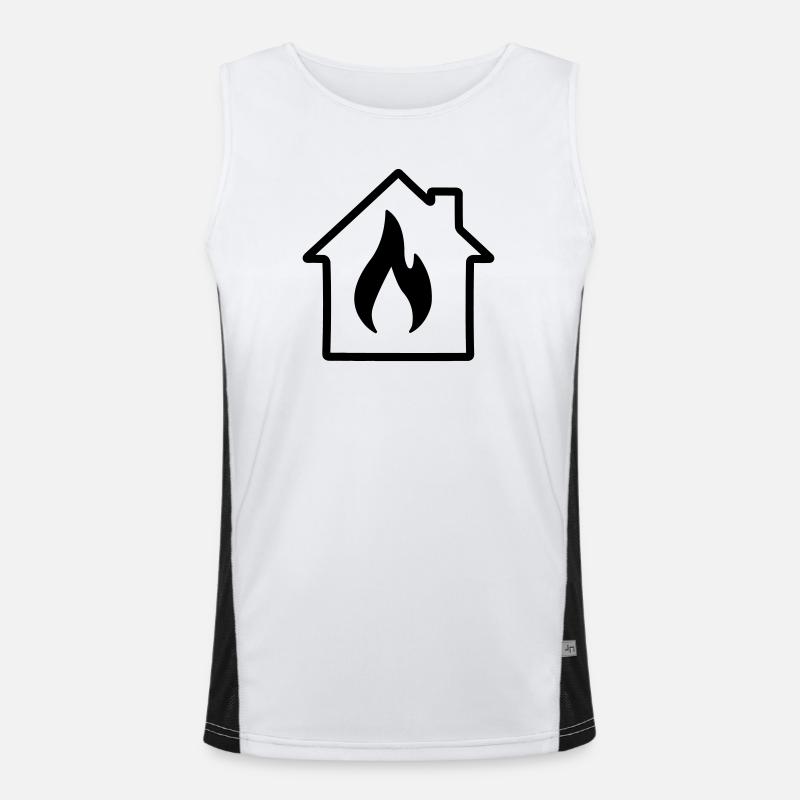 Home heating Men's Functional Contrast Tank Top 