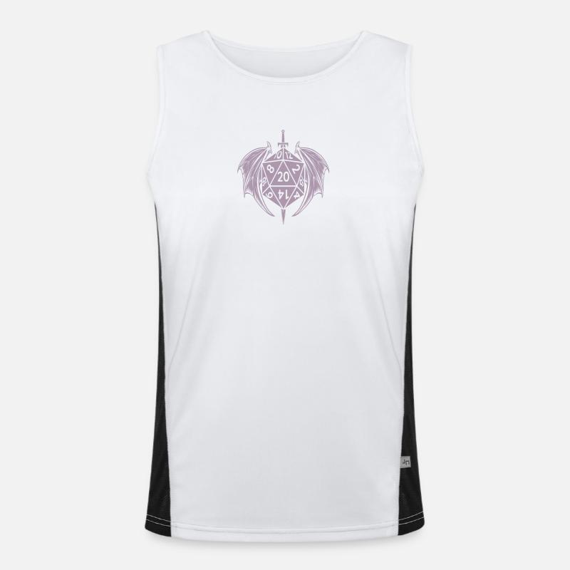 stylo et papier dm cube Débardeur respirant contrasté Homme 