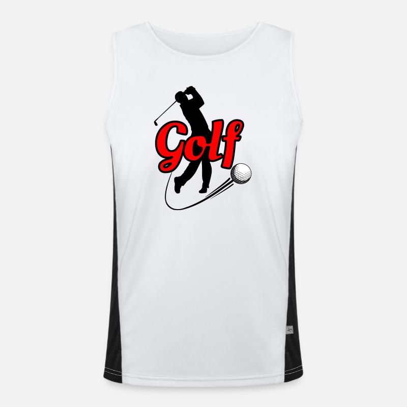 Golf 4 Débardeur respirant contrasté Homme 