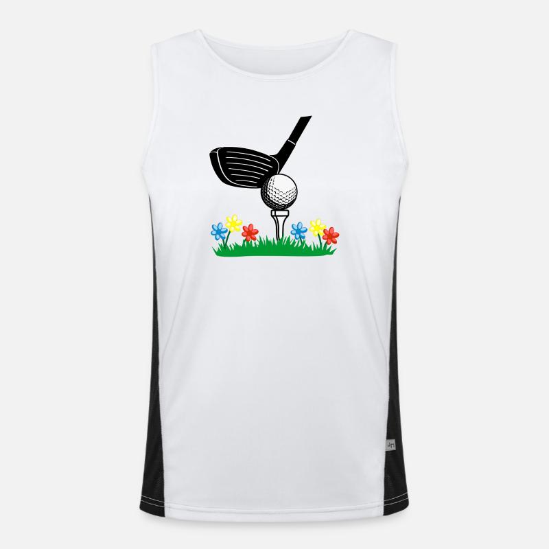 Wave Men's Functional Contrast Tank Top 
