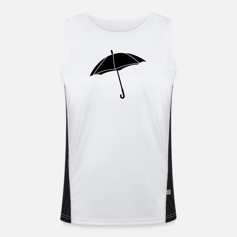 Regenschirm Funktionelles Kontrast-Tank Top für Männer 