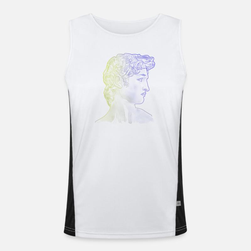 David Michelangelo Men's Functional Contrast Tank Top 