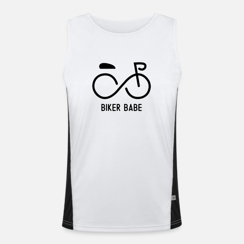 Biker Babe Débardeur respirant contrasté Homme 