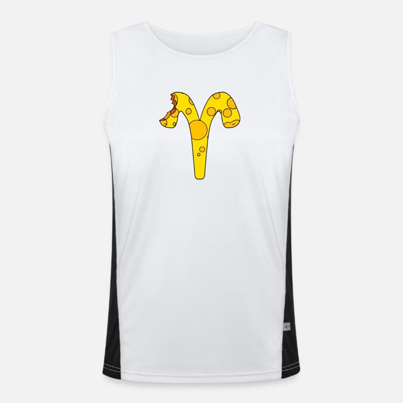 Zodiac sign Aries Men's Functional Contrast Tank Top 