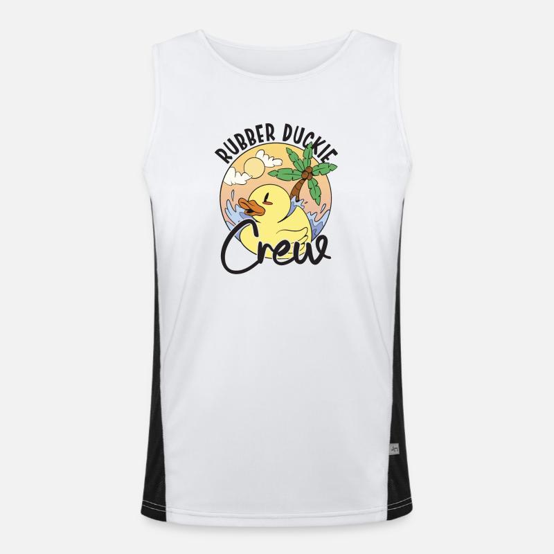 Rubber Duck Rubber Duckie Crew Men's Functional Contrast Tank Top 