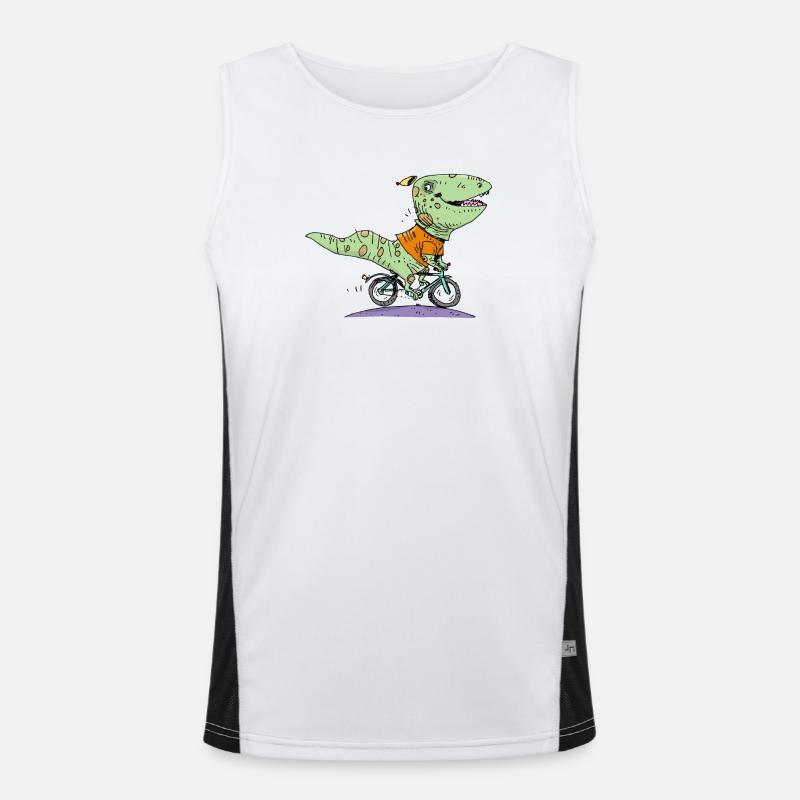 Saurier Funktionelles Kontrast-Tank Top für Männer 