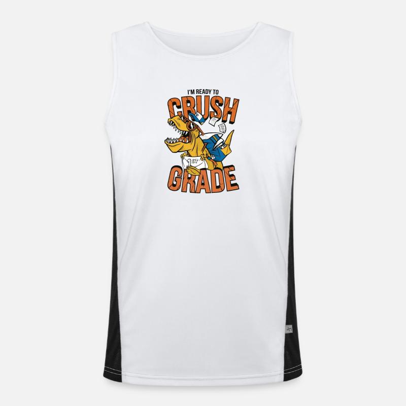 Dino 1st Class Crush Men's Functional Contrast Tank Top 