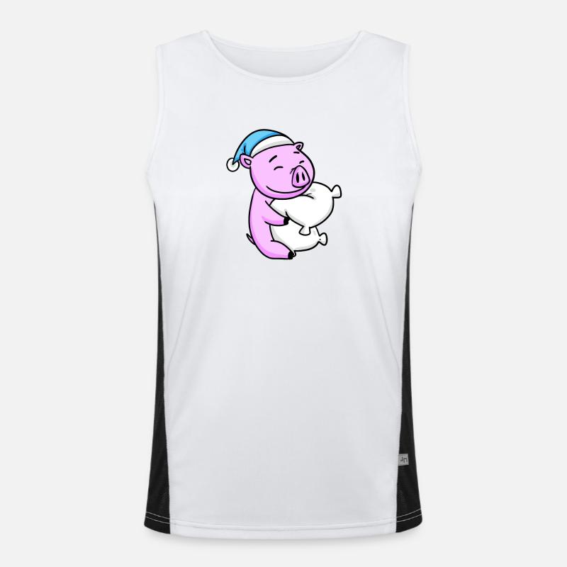 Cochon Débardeur respirant contrasté Homme 
