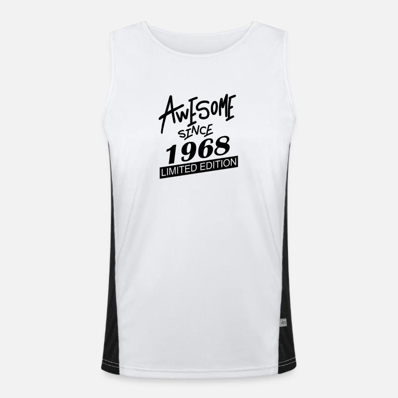 1968 - Born 1968 Men's Functional Contrast Tank Top 