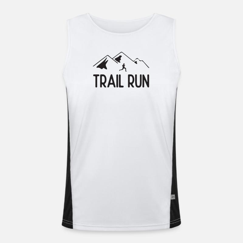 Course de sentier Débardeur respirant contrasté Homme 
