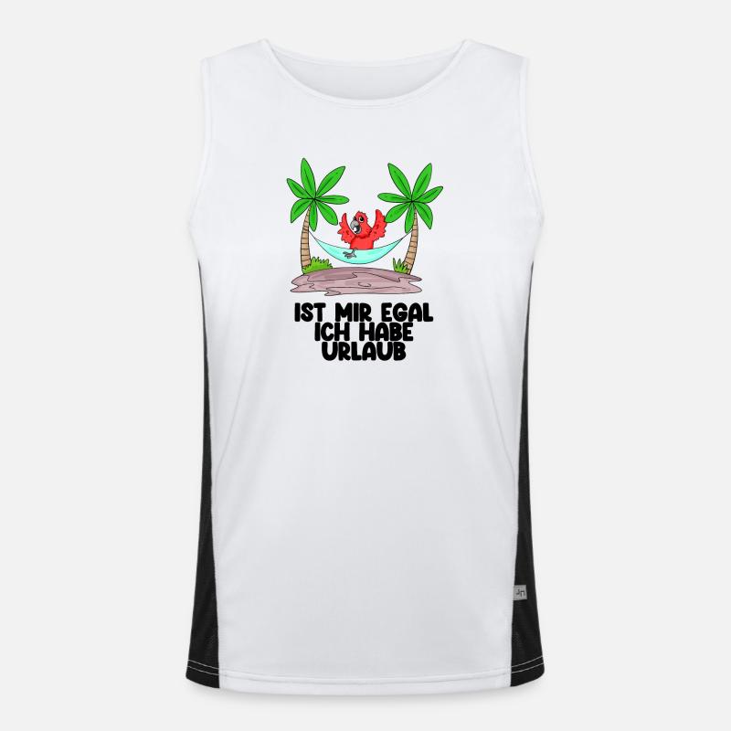 Urlaub Funktionelles Kontrast-Tank Top für Männer 