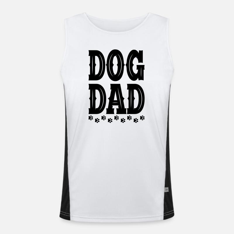 Father Dog Men's Functional Contrast Tank Top 