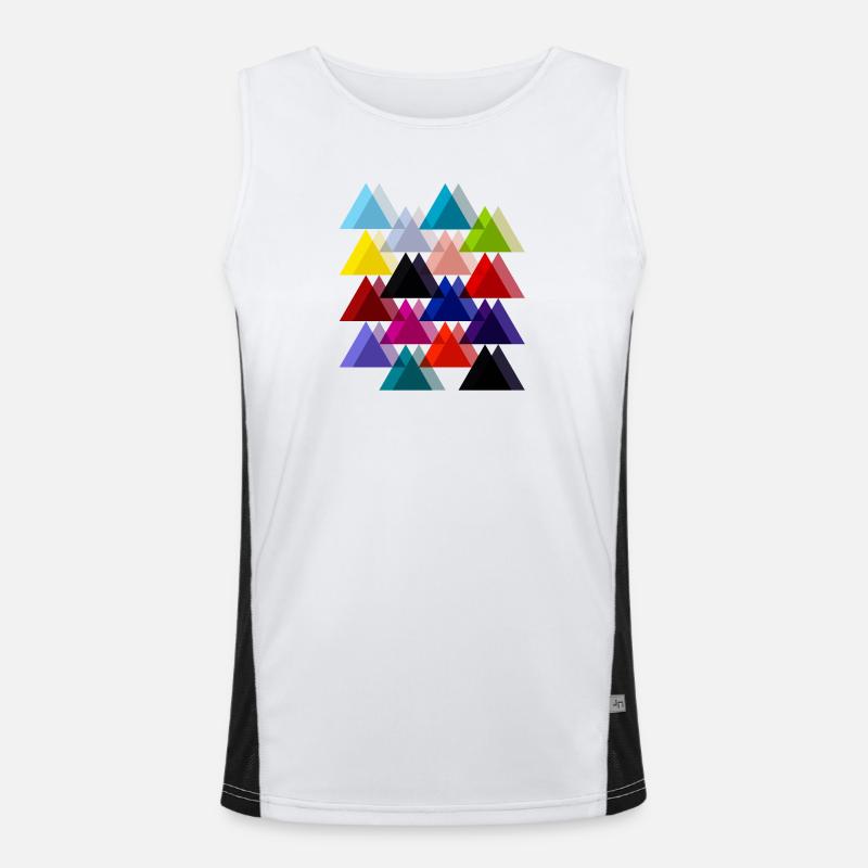 Triangles doubles Débardeur respirant contrasté Homme 