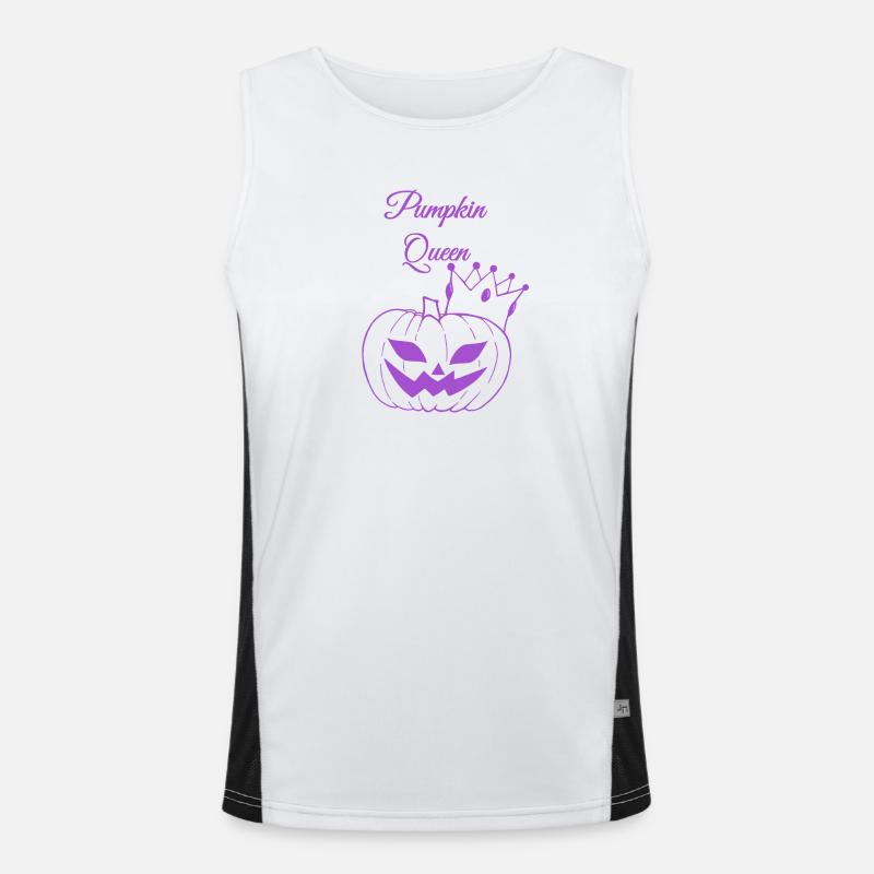Pumpkin Queen Design Men's Functional Contrast Tank Top 