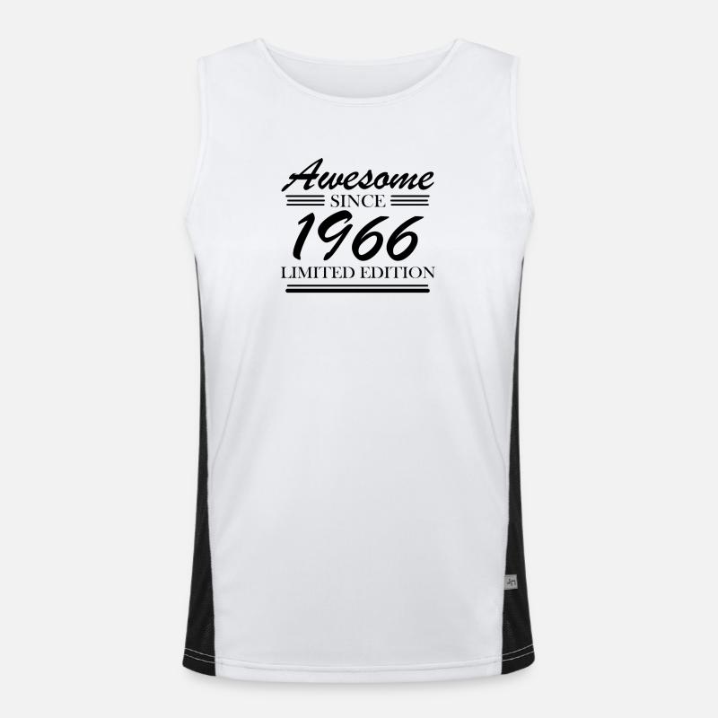 1966 - Born 1966 Men's Functional Contrast Tank Top 