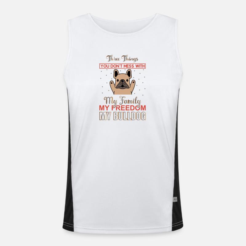 3 Dinge... Funktionelles Kontrast-Tank Top für Männer 