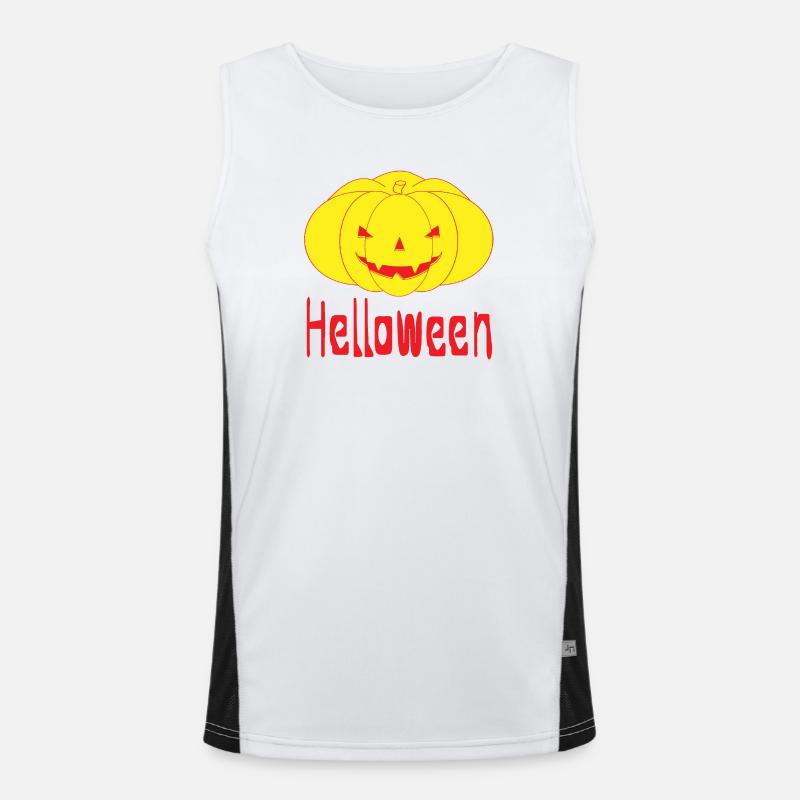 The Helloween Men's Functional Contrast Tank Top 