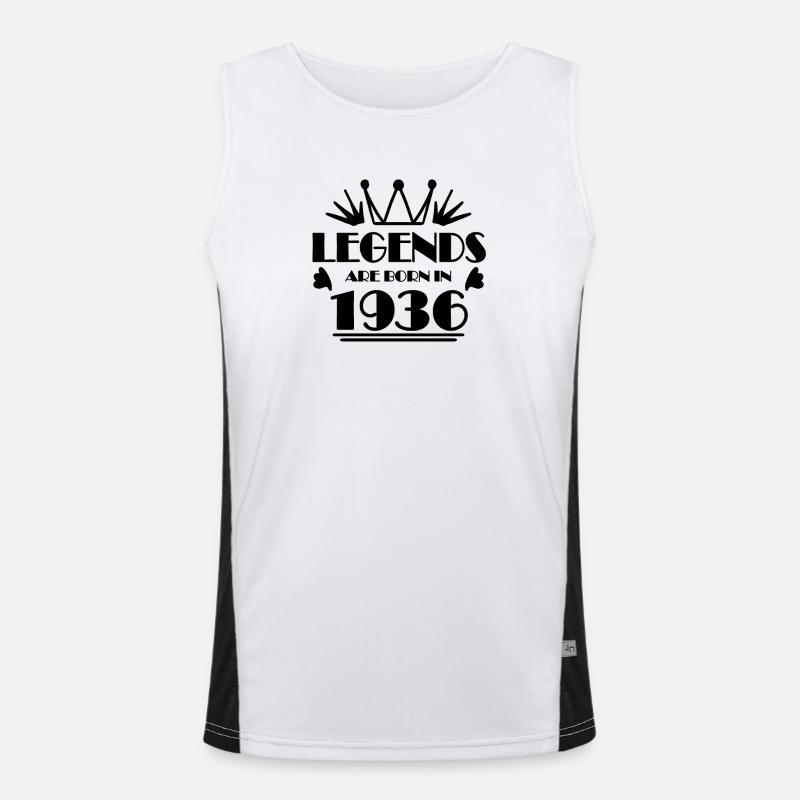 1936 - Born 1936 Men's Functional Contrast Tank Top 