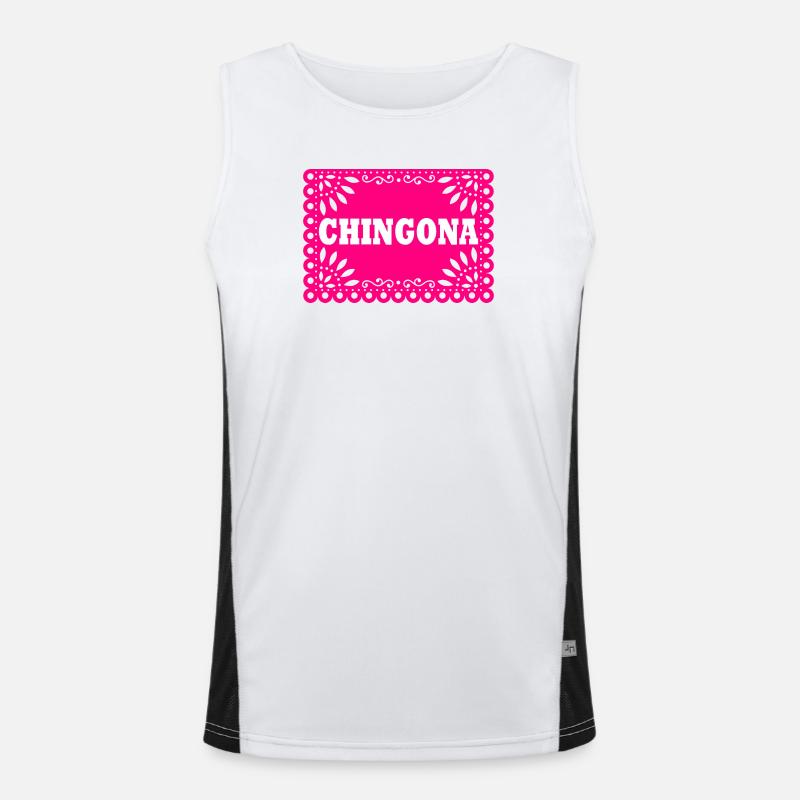 Chingona Débardeur respirant contrasté Homme 