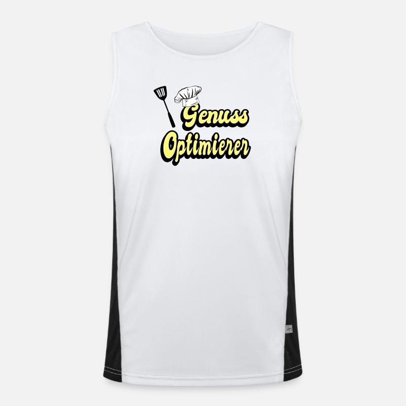 Genuss Optimierer Funktionelles Kontrast-Tank Top für Männer 