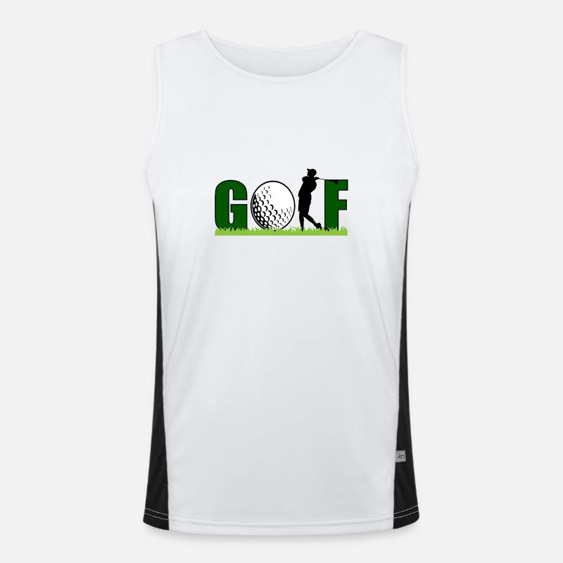Golf Men's Functional Contrast Tank Top 